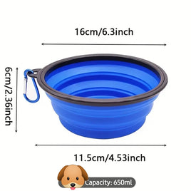 Collapsible Travel Bowl 650ml