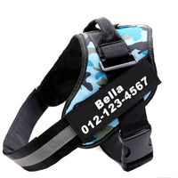 Personalized No Pull Adjustable Reflective Dog Harness X-SMALL