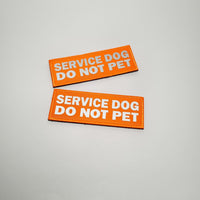 Custom Dog Harness Tags (set of 2)