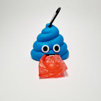 Waste Bag Holder Poo Emoji (free roll of bags)