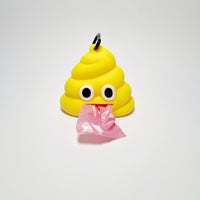 Waste Bag Holder Poo Emoji (free roll of bags)