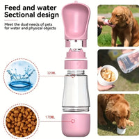 Pet Travel water and Food Bottle