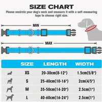 Nylon Pet Collars X-Small 20cm-30cm